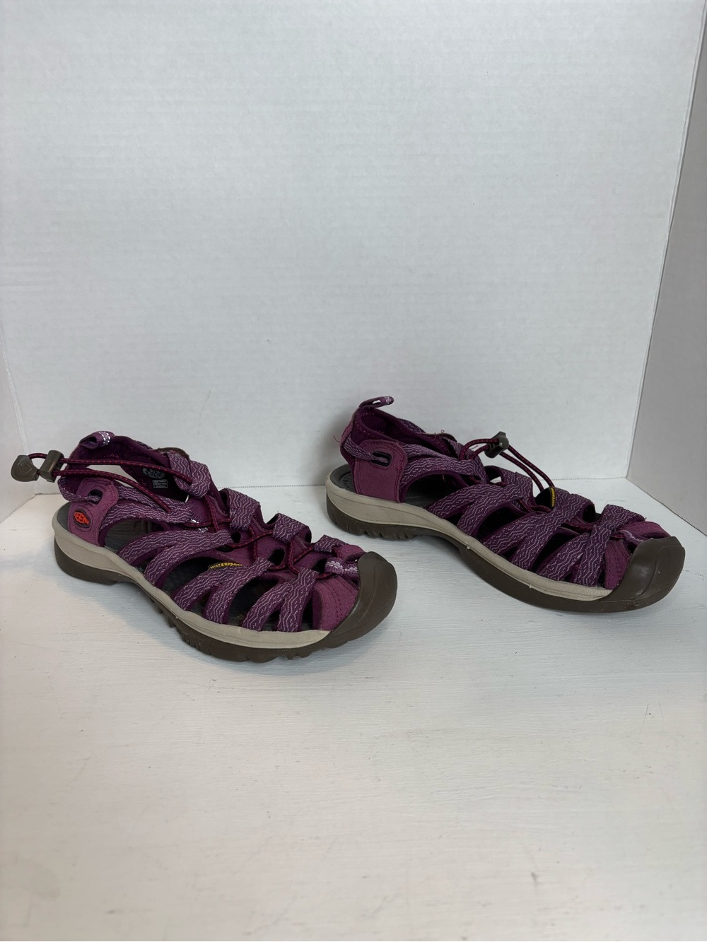 KEEN Women's Whisper Sandals grape purple color size US 6